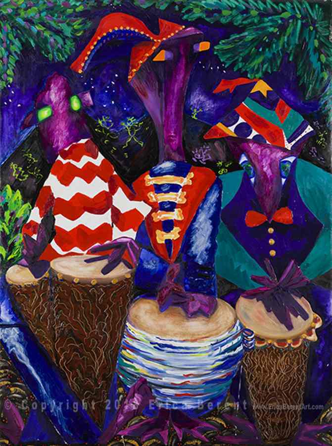 The Three Drummers-49x36.5
